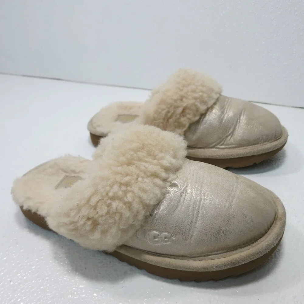 UGG Coquette Kids Insulated Slide Sandals Footwear Winter Shoes Sz 13
